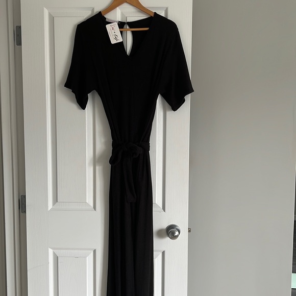 Lav & Kush Tencel Knit Romper NWT XL, made in Canada - Picture 6 of 6